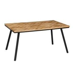 Table de salle à manger FARROW Teck naturel 90 x 150 cm - 4MURS