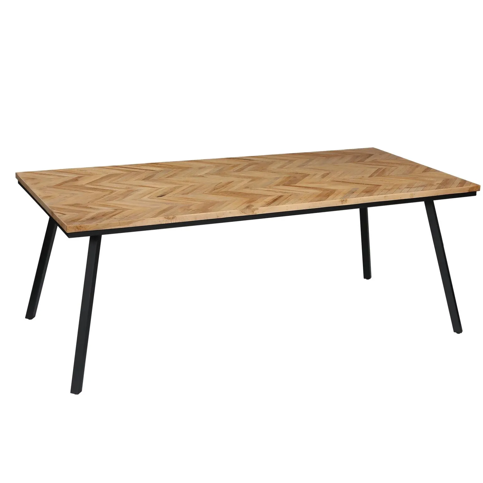 Table de salle à manger FARROW Teck naturel 90 x 180 cm - 4MURS