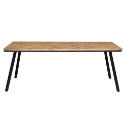 Table de salle à manger FARROW Teck naturel 90 x 180 cm - 4MURS
