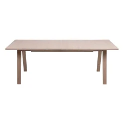 Table extensible ALINE coloris chêne blanchi 100 x 210 cm - 4MURS