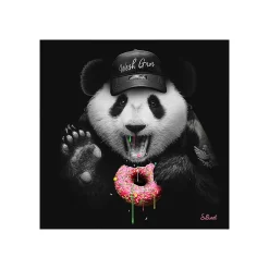 Tableau BINET DONUTS coloris noir - 4MURS