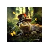 Tableau BINET TORTUE FANTASTIQUE coloris noir - 4MURS