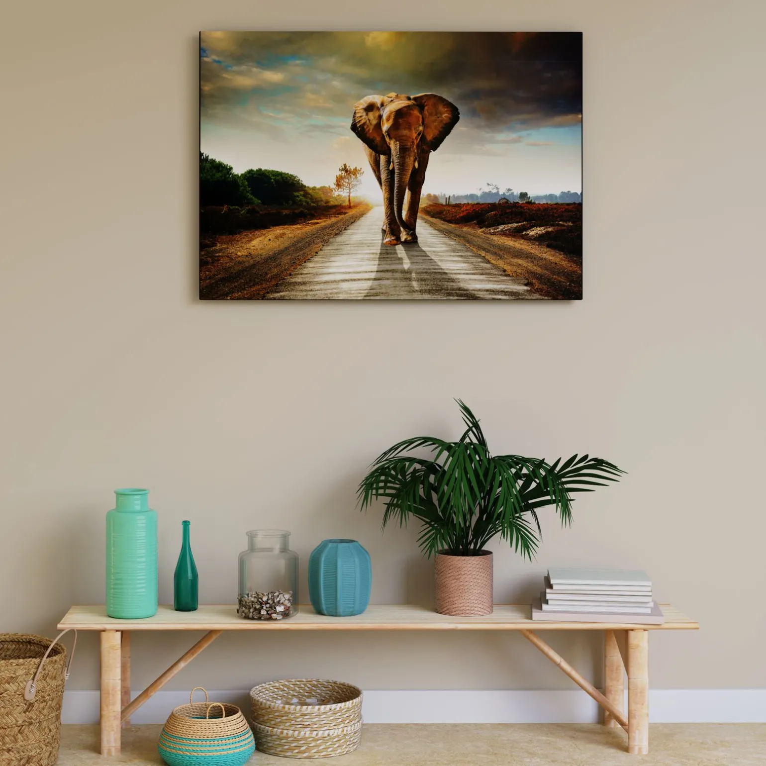 Tableau en verre GANAPATI 100 x 70 cm - 4MURS