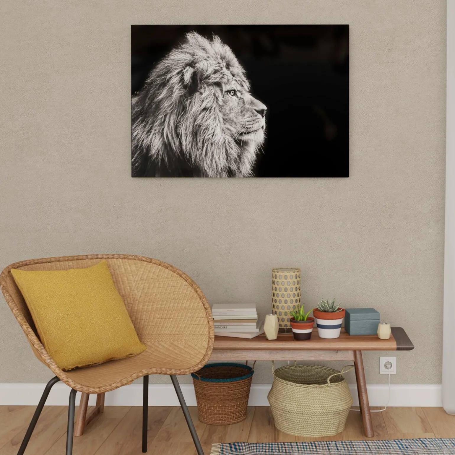 Tableau en verre NERGAL 100 x 70 cm - 4MURS