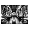 Tableau en verre UNDERGROUND coloris noir - 4MURS