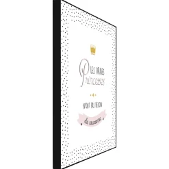 Tableau PRINCESSE coloris blanc - 4MURS