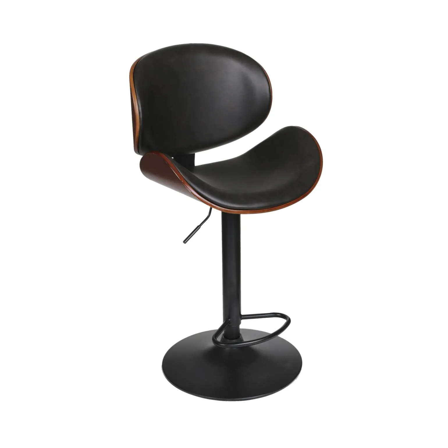 Tabouret de bar AZAD coloris noyer - 4MURS