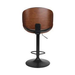 Tabouret de bar AZAD coloris noyer - 4MURS