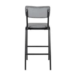 Tabouret de bar TALYA coloris gris - 4MURS