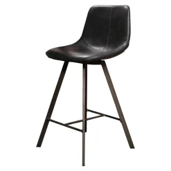 Tabouret de plan de travail ZIGGY coloris noir - 4MURS