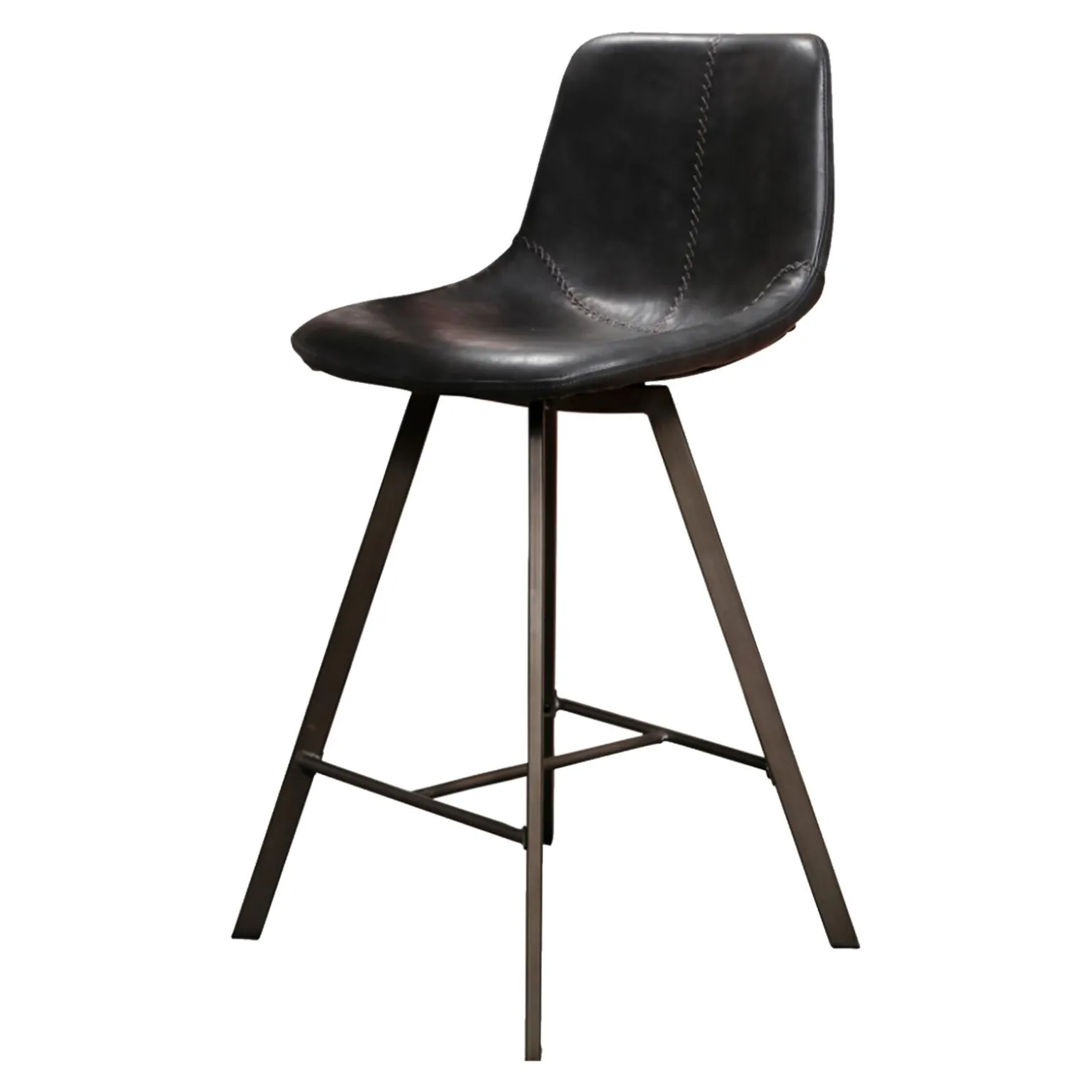 Tabouret de plan de travail ZIGGY coloris noir - 4MURS