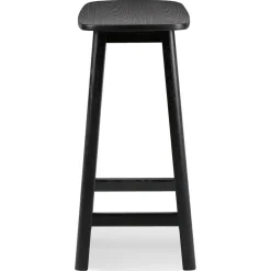 Tabouret de plan de travail ARAMIS coloris noir - 4MURS