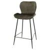 Tabouret de plan de travail TOBY coloris gris foncé - 4MURS