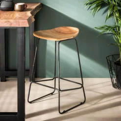 Tabouret de plan de travail LIAM coloris acacia - 4MURS