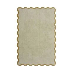 Tapis BLOOM coloris ivoire/moutarde 160 x 230 cm - 4MURS
