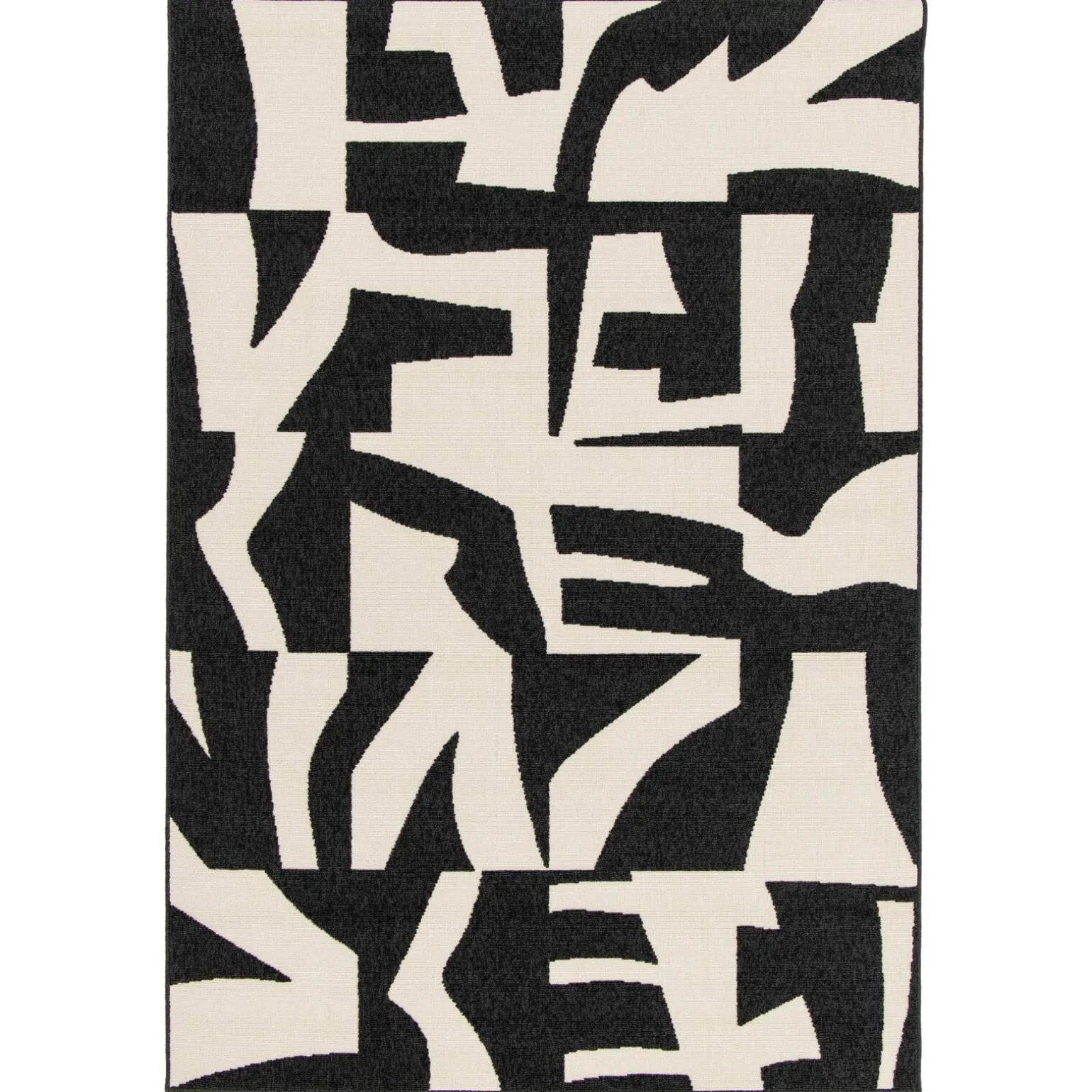 Tapis extérieur ATO coloris noir/beige 160 x 230 cm - 4MURS