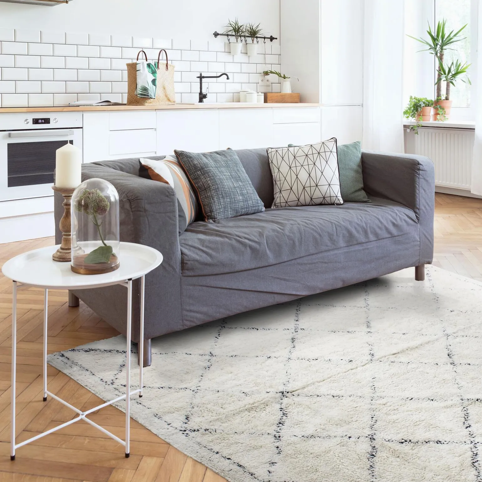 Tapis FARAH coloris beige 160 x 230 cm - 4MURS