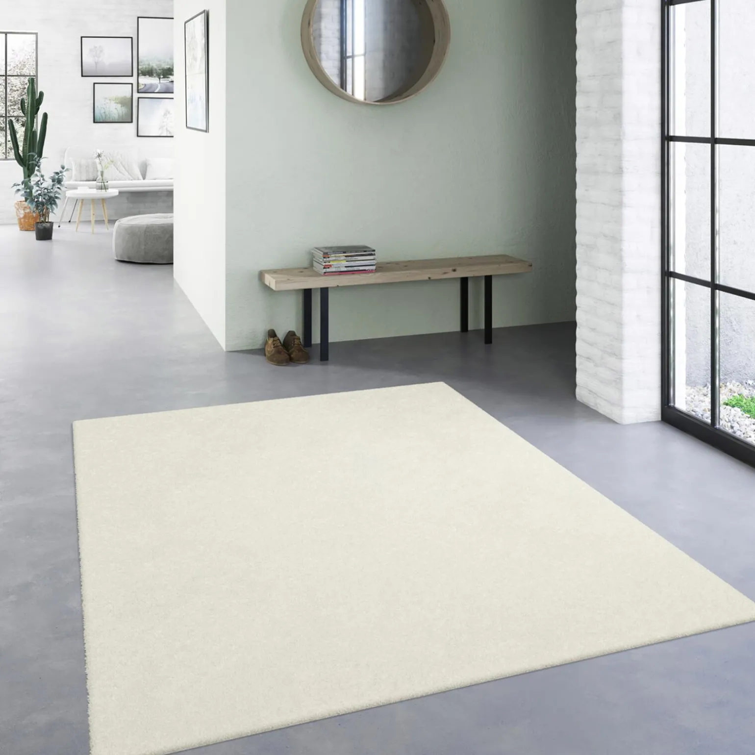 Tapis FEEL coloris crème 120 x 170 cm - 4MURS