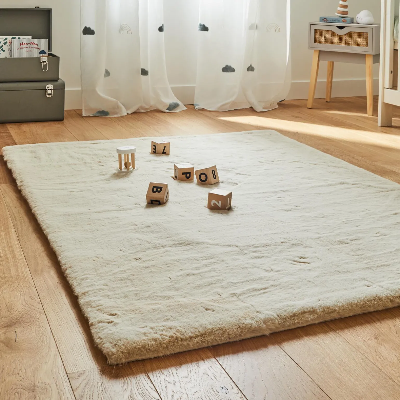 Tapis JAMORA coloris écru 120 x 160 cm - 4MURS
