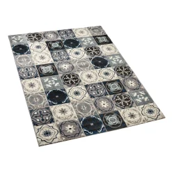 Tapis JERRY coloris bleu 150 x 200 cm - 4MURS