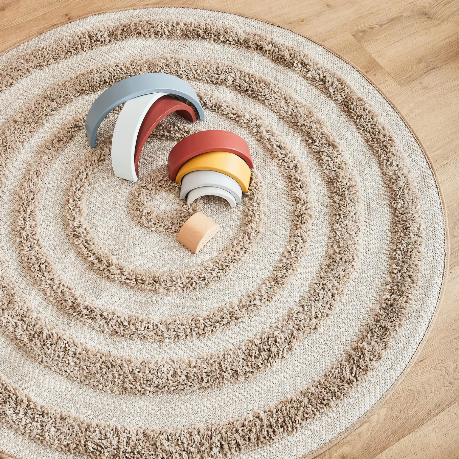 Tapis JONAS coloris beige naturel - 4MURS