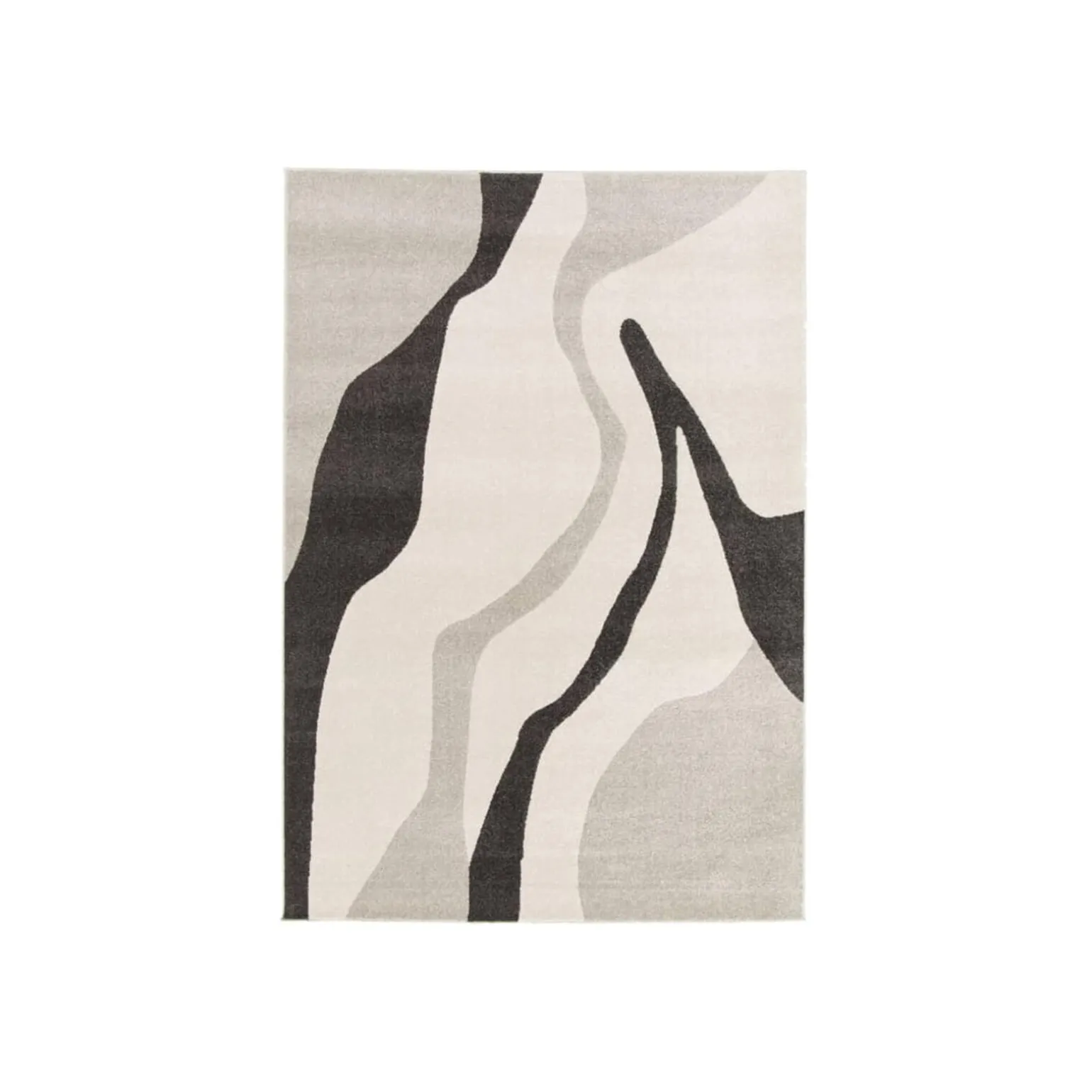 Tapis MARMO coloris noir / gris 160 x 230 cm - 4MURS