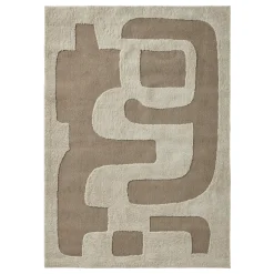 Tapis ORAN coloris ivoire sable 160 x 230 cm - 4MURS