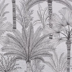 Tissu PALMERA coloris noir - 4MURS