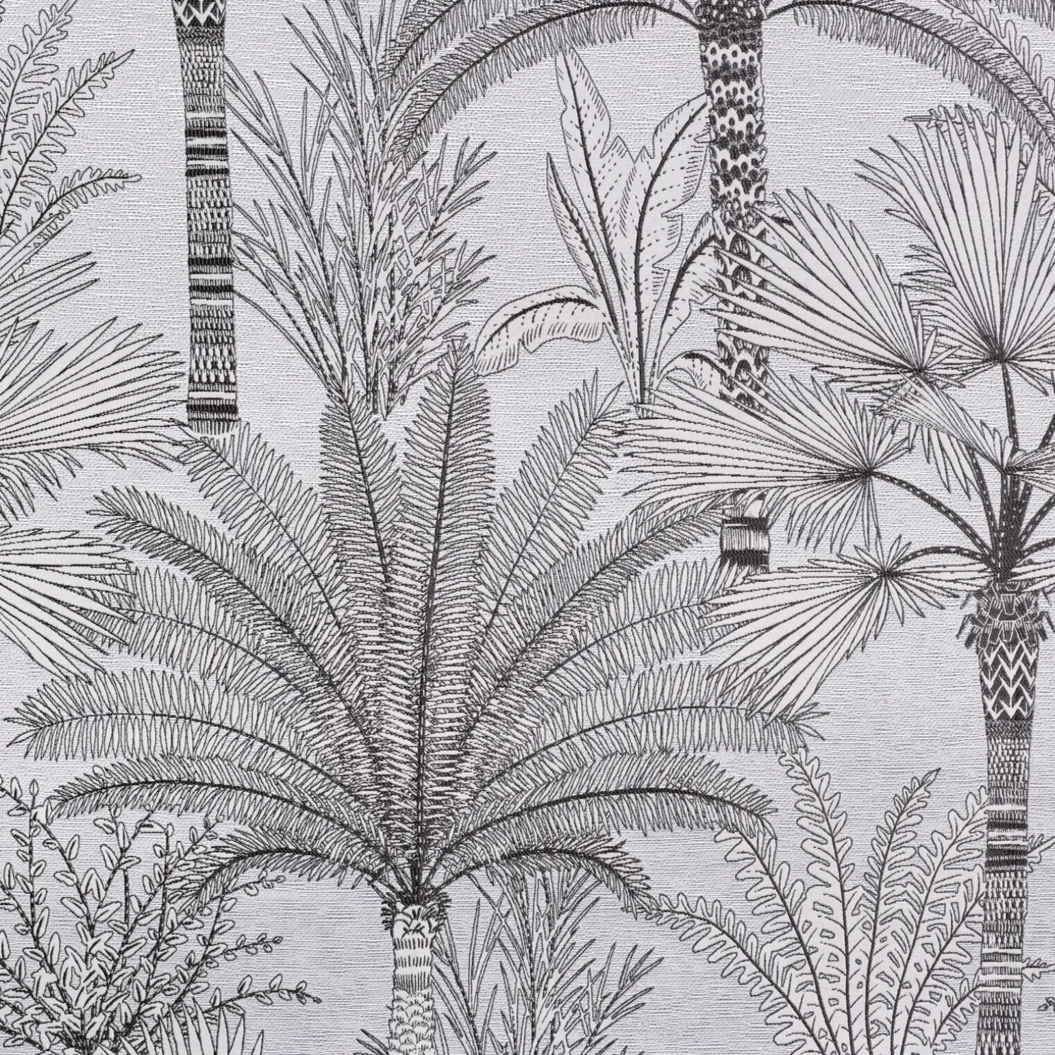 Tissu PALMERA coloris noir - 4MURS