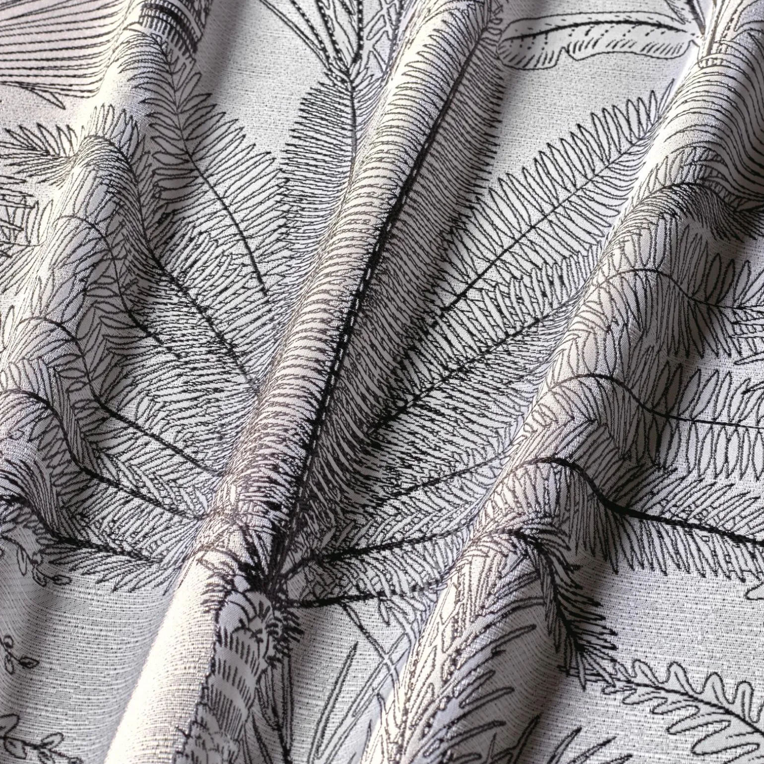 Tissu PALMERA coloris noir - 4MURS