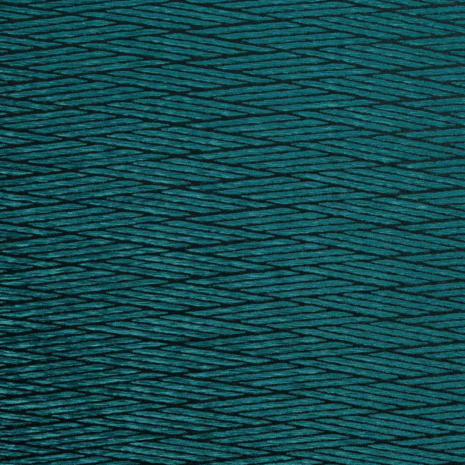 Tissu SALSA coloris bleu paon - 4MURS