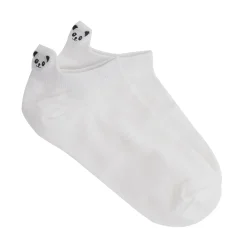Tites Chaussettes Chaussettes LANGUETTE PANDA coloris blanc - 4MURS