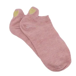 Tites Chaussettes Chaussettes LANGUETTE COEUR coloris rose - 4MURS