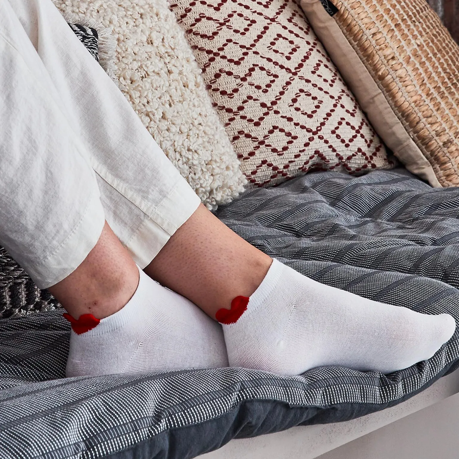 Tites Chaussettes Chaussettes COUP DE COEUR coloris blanc - 4MURS