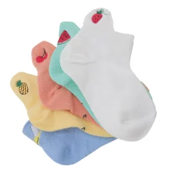 Tites Chaussettes Chaussettes COFFRET LANGUETTE FRUIT multicolore