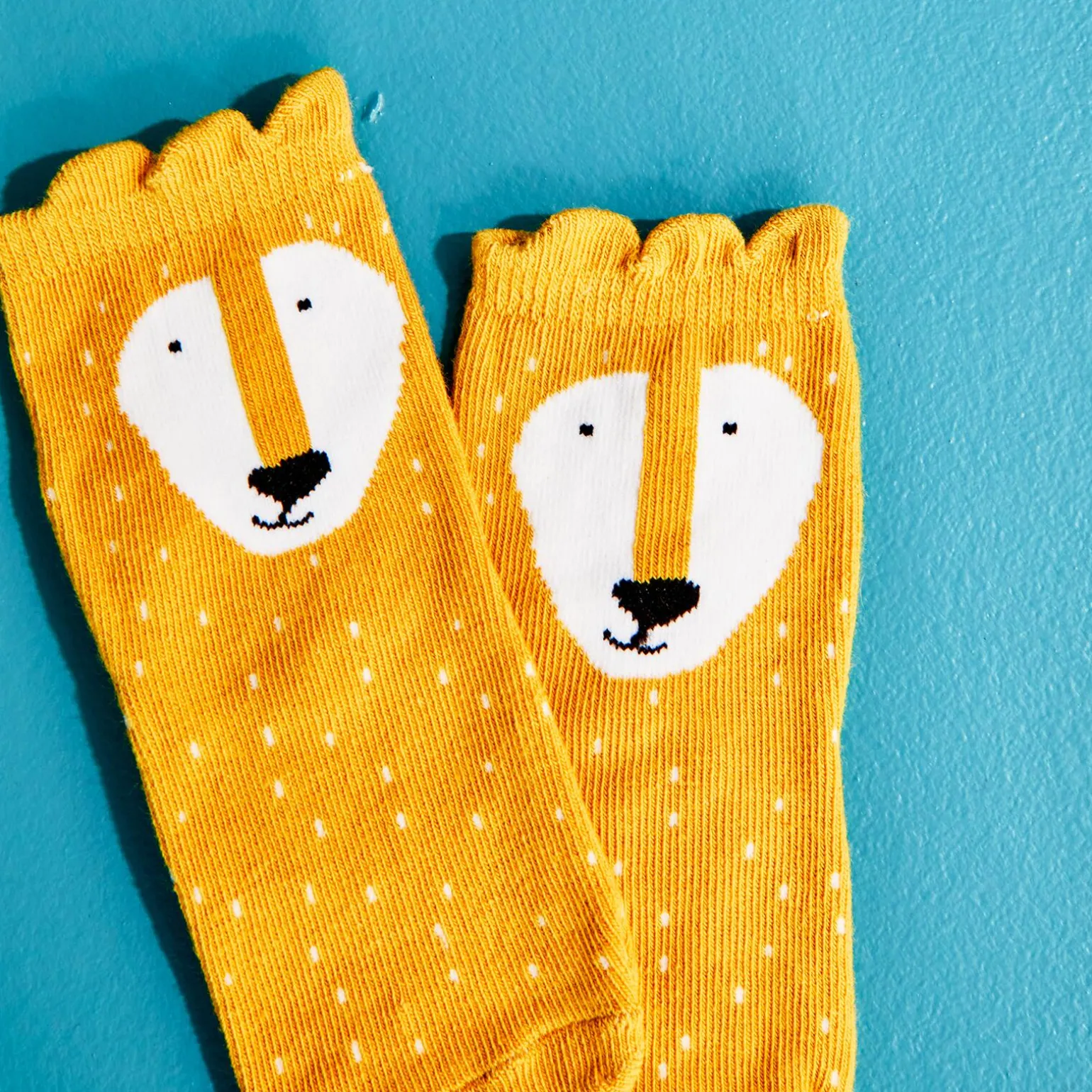 Trixie Baby Chaussettes MR LION coloris jaune - 4MURS