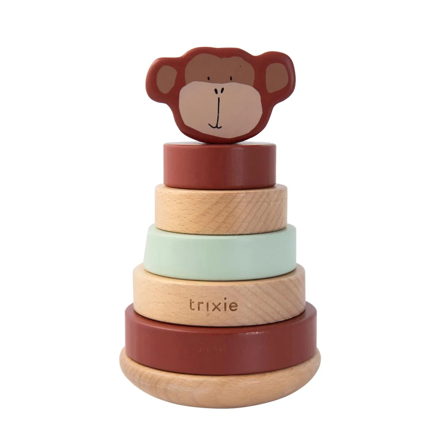 Trixie Baby Jeu éducatif TOUR À EMPILER MR. MONKEY - 4MURS