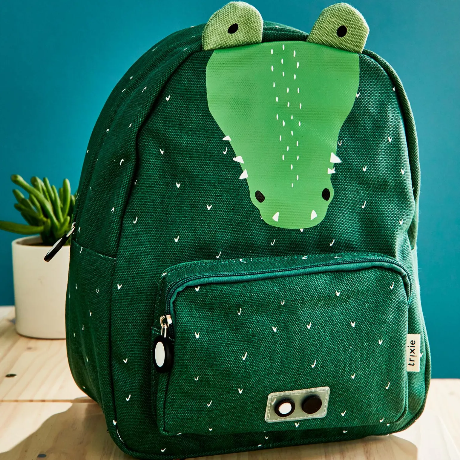 Trixie Baby Sac à dos MR. CROCODILE coloris vert - 4MURS