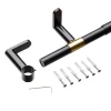 Umbra Kit barre à rideaux HAUTBOIS noir / or 2,54 cm de 122,0 à 224 cm