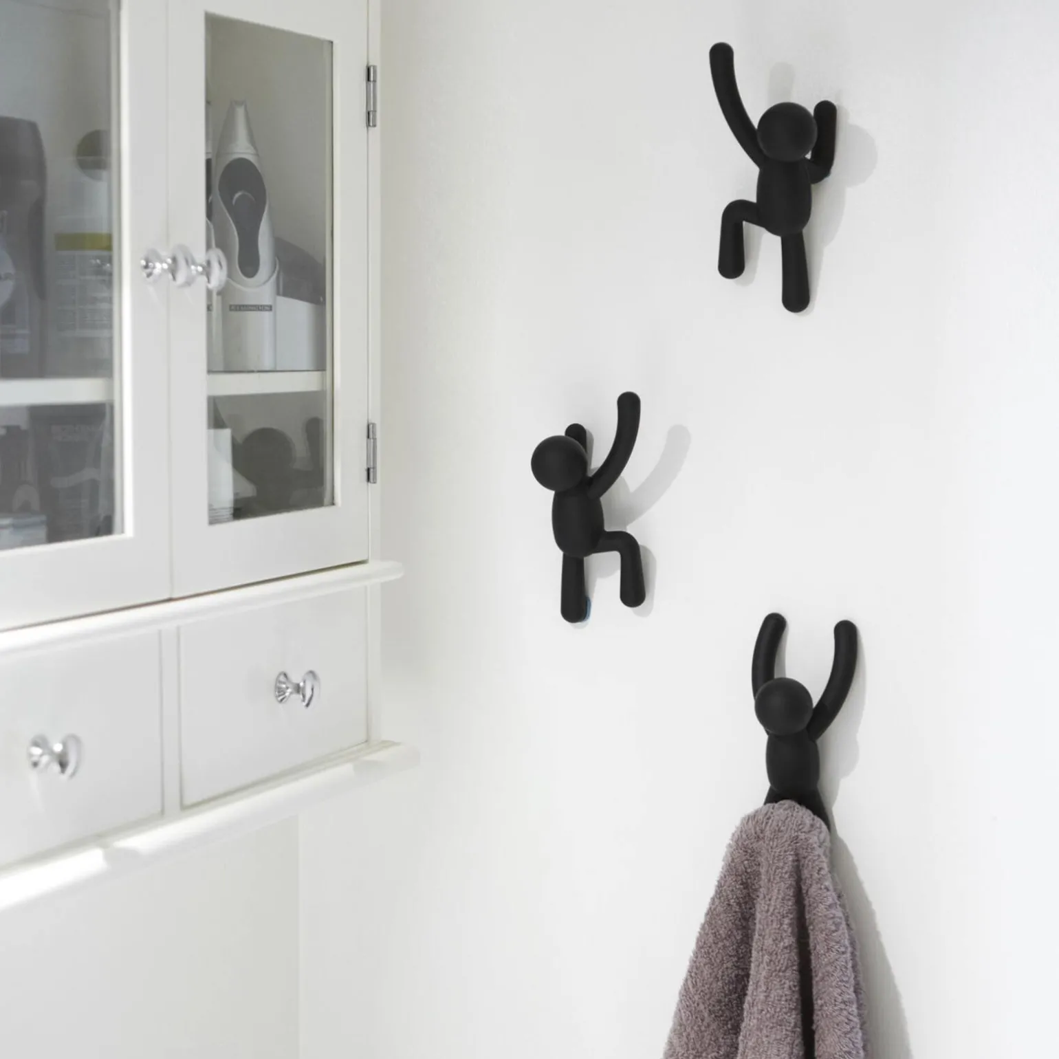 Umbra Patère BUDDY coloris noir - 4MURS