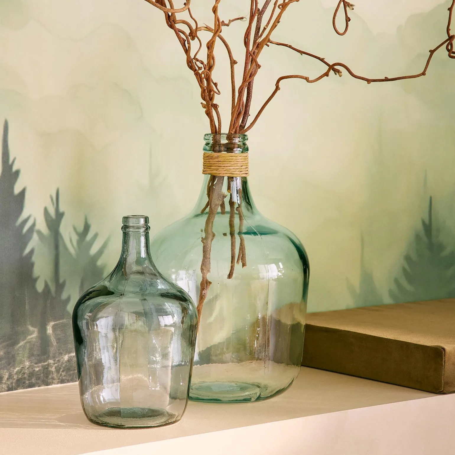 Vase dame-jeanne CANDY coloris transparent - 4MURS