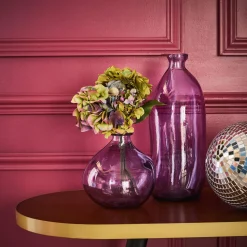 Vase dame-jeanne PINTO coloris mauve - 4MURS