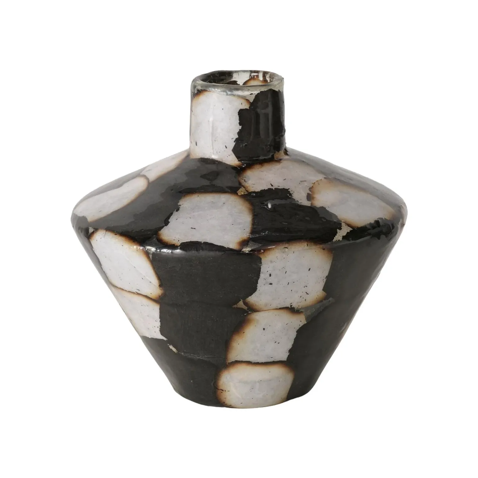 Vase MEDO coloris noir/blanc - 4MURS