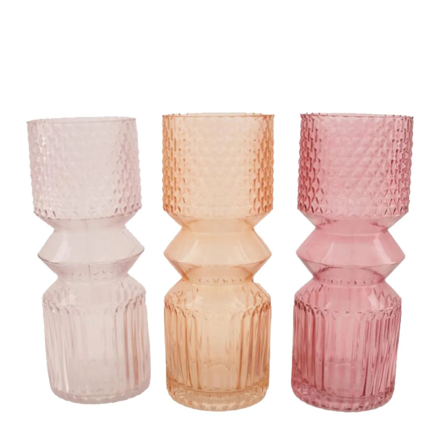 Vase TRIO DEGRADE ROSE coloris rose - 4MURS