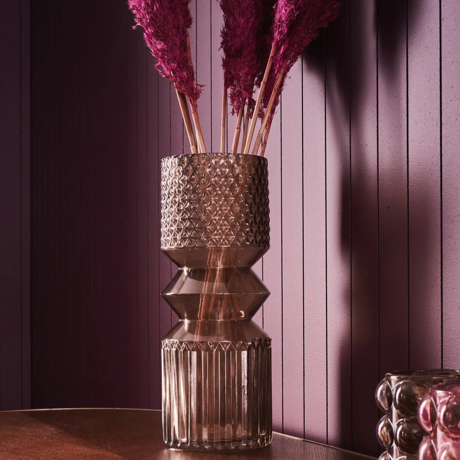 Vase TRIO DEGRADE ROSE coloris rose - 4MURS