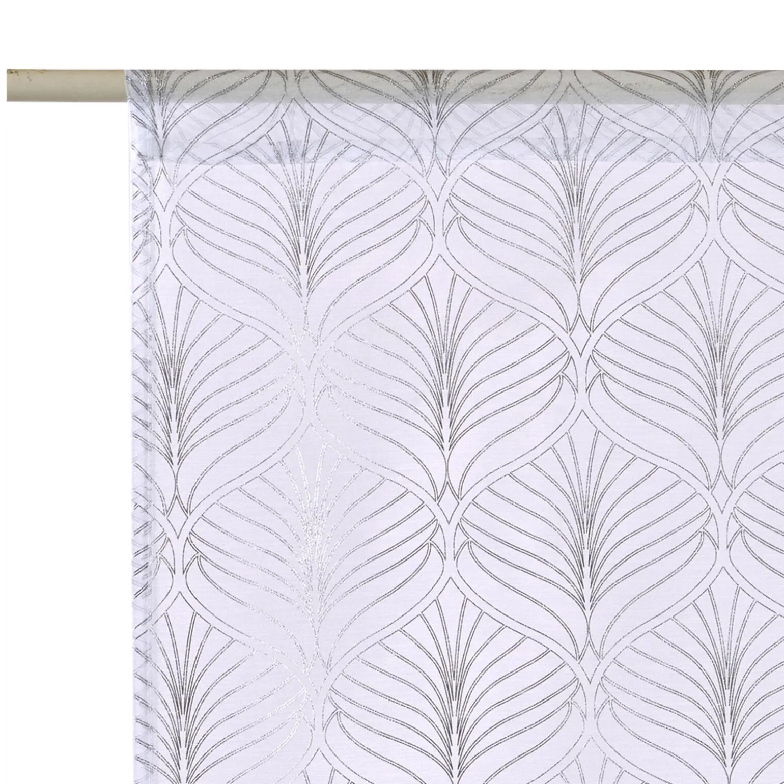 Vitrage ANAYA coloris argent 60 x 120 cm - 4MURS