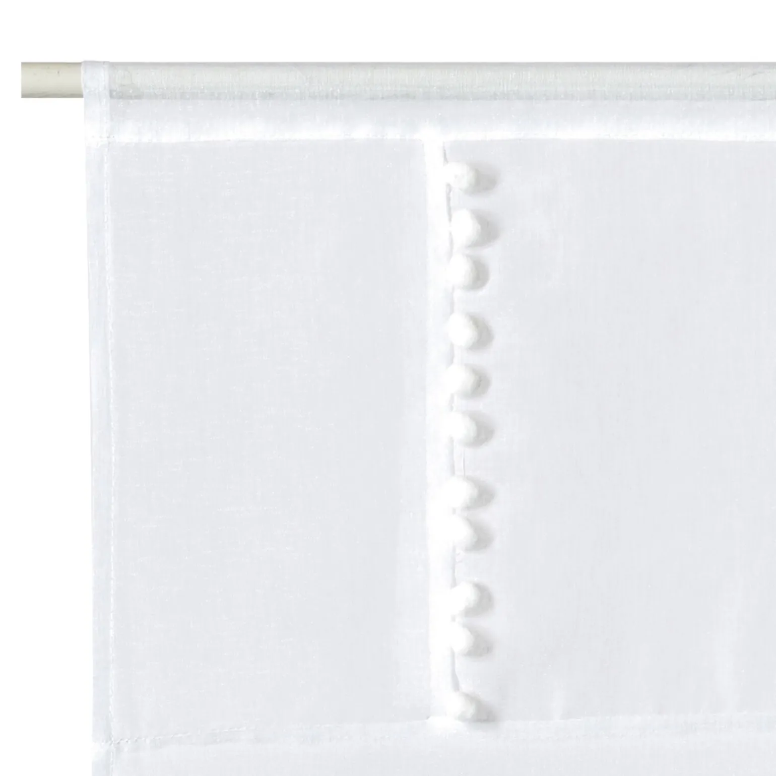 Vitrage COLCHAGUA coloris blanc 60 x 120 cm - 4MURS