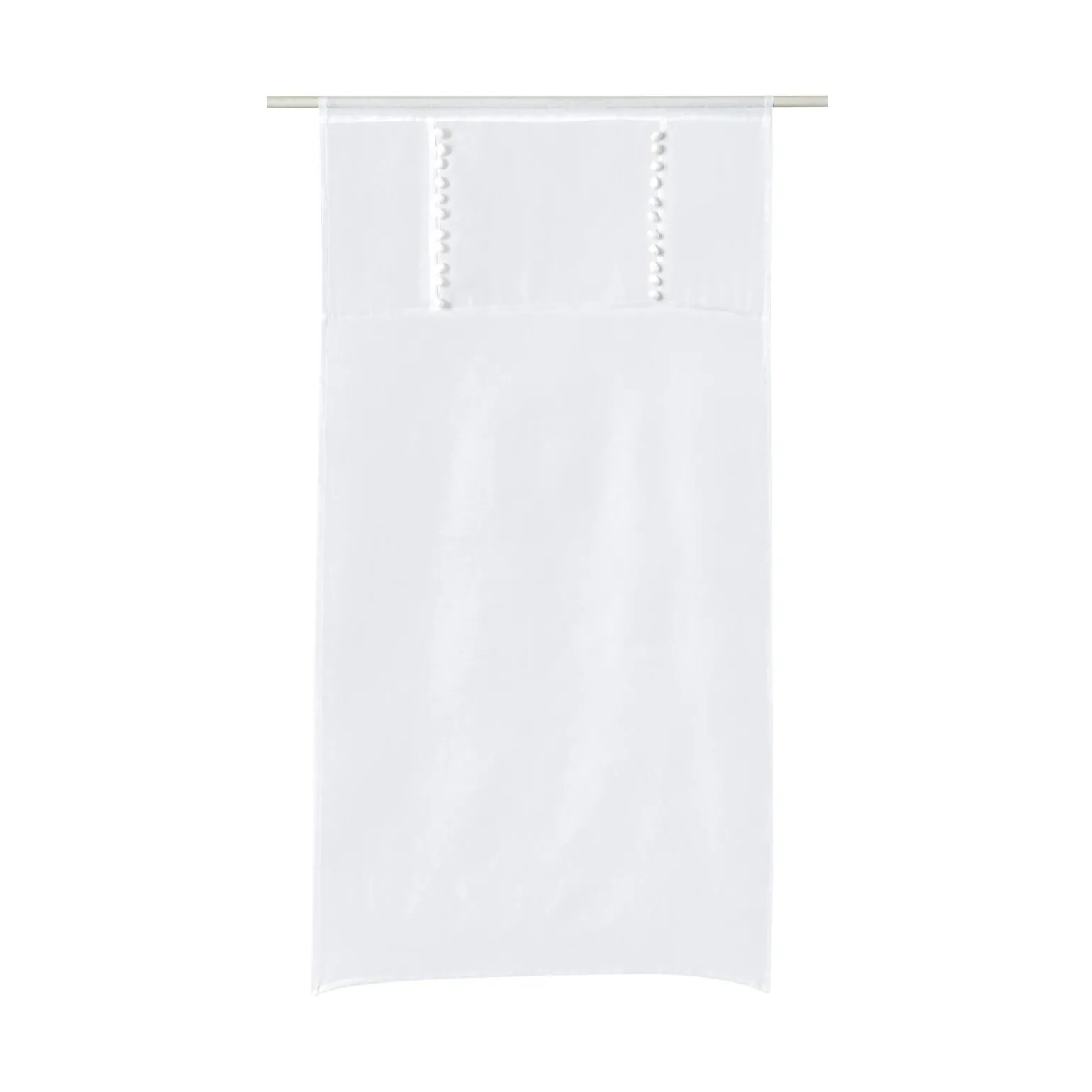 Vitrage COLCHAGUA coloris blanc 60 x 120 cm - 4MURS
