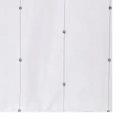 Vitrage COMÈTE coloris blanc 80 x 210 cm - 4MURS