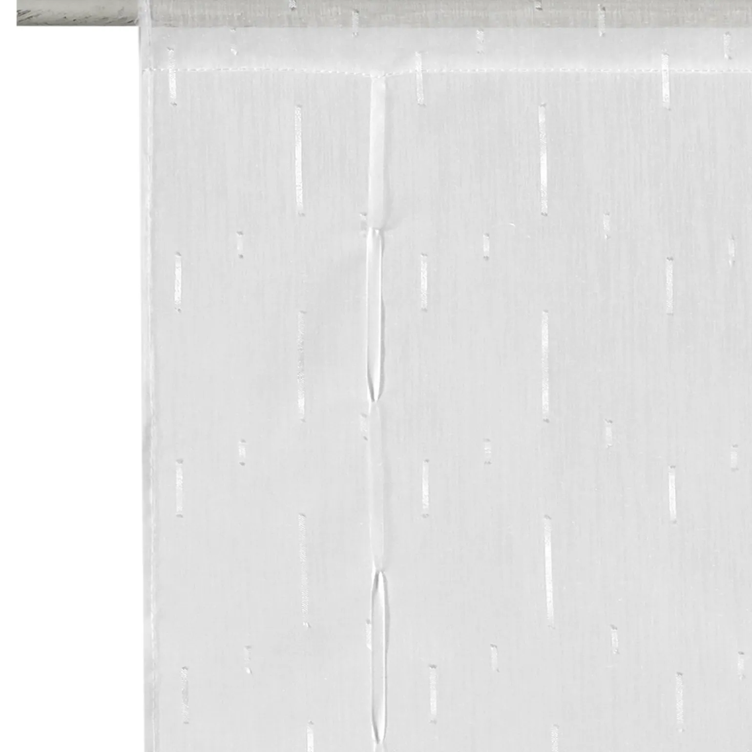 Vitrage FILAMENT coloris blanc 60 x 140 cm - 4MURS
